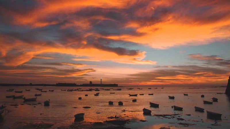 Atardecer en Cádiz 