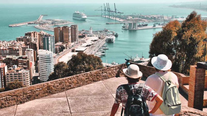 Castillo Gibralfaro de Málaga en Andalucía