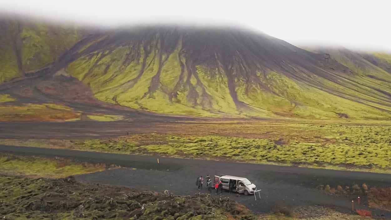 Volcán en Islandia