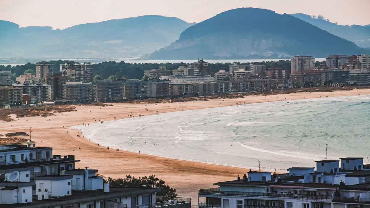 Playa de Laredo en Cantabria